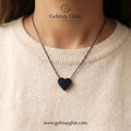 Noir Love Black Heart Pendant